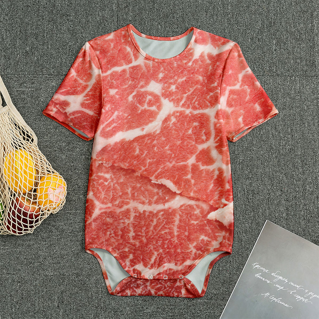 Meat Print Men's Bodysuit