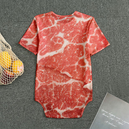 Meat Print Men's Bodysuit
