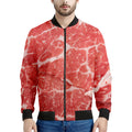 Meat Print Men's Bomber Jacket