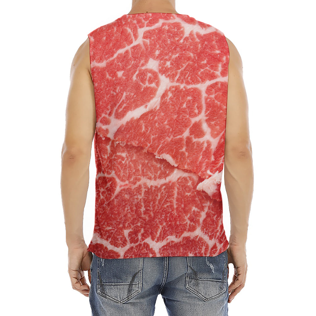Meat Print Men's Fitness Tank Top