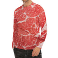 Meat Print Men's Long Sleeve Rash Guard