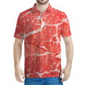 Meat Print Men's Polo Shirt
