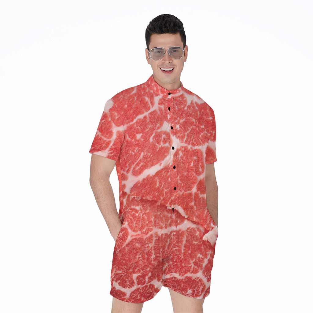 Meat Print Men's Rompers