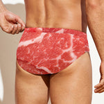 Meat Print Men's Swim Briefs
