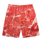 Meat Print Men's Swim Trunks