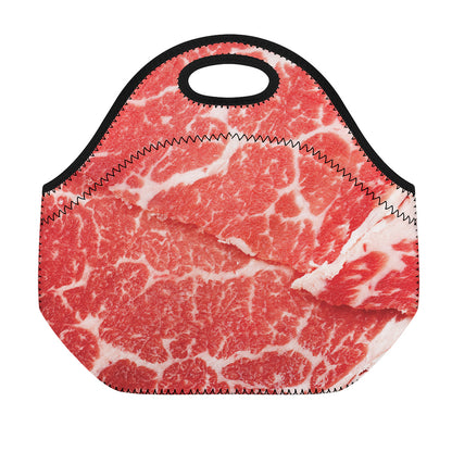 Meat Print Neoprene Lunch Bag