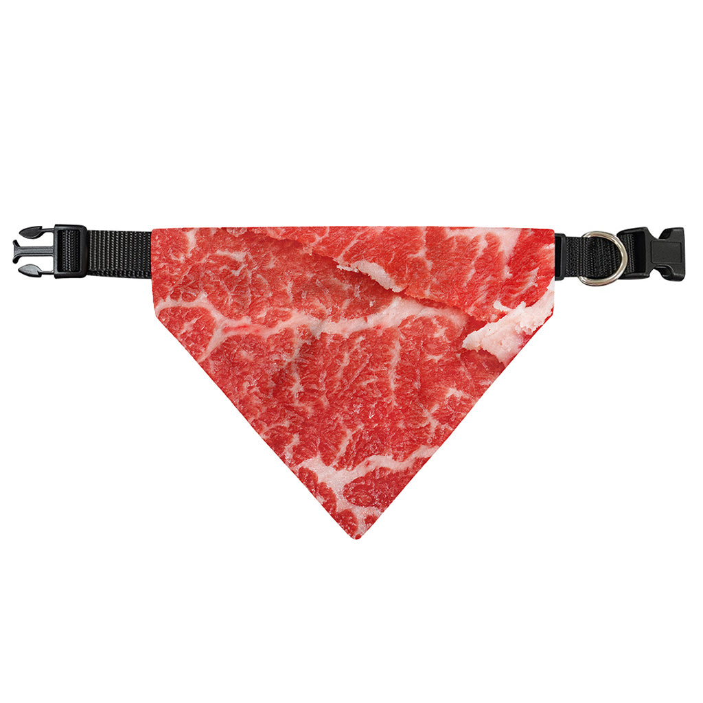 Meat Print Over The Collar Dog Bandana