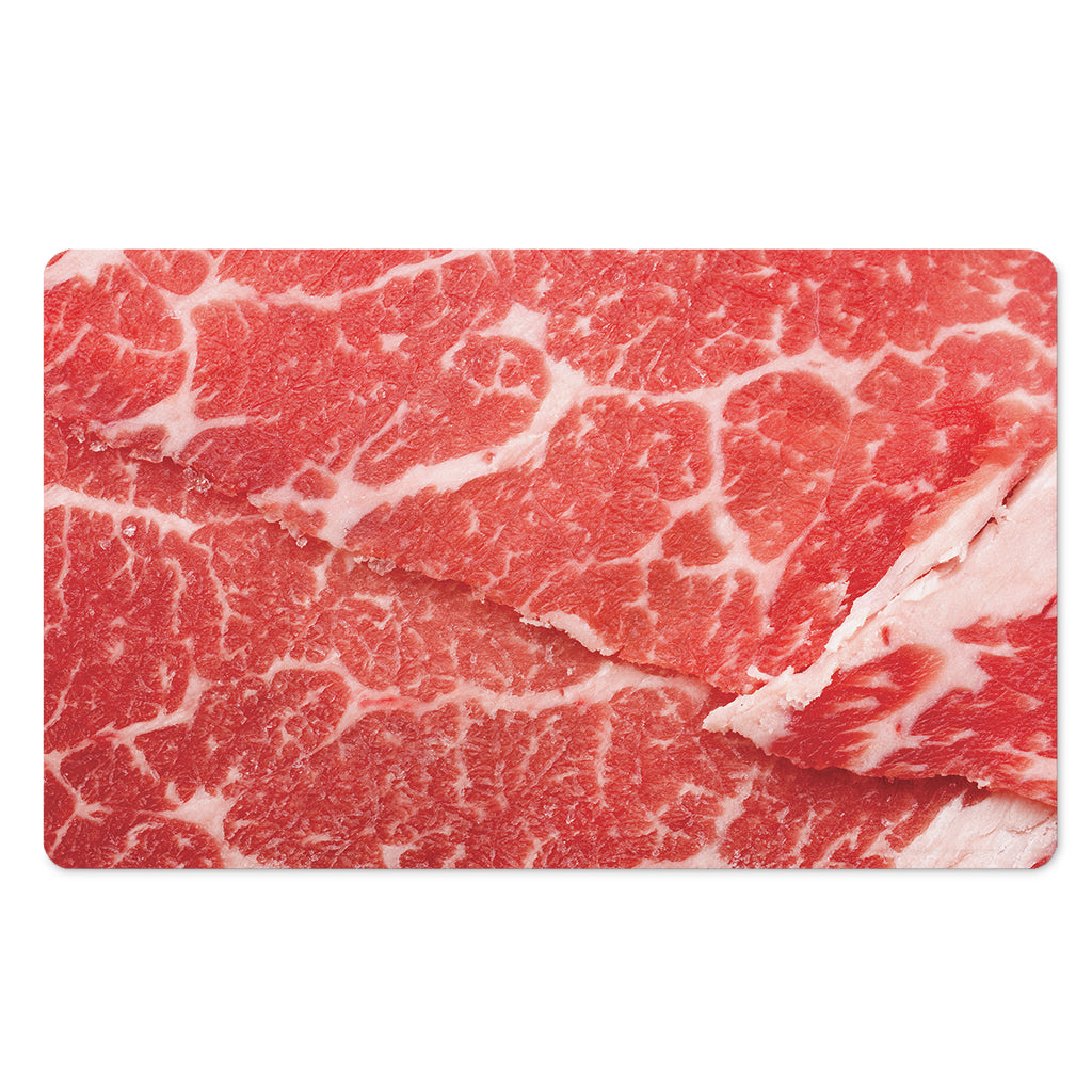 Meat Print Polyester Doormat