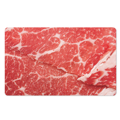 Meat Print Polyester Doormat