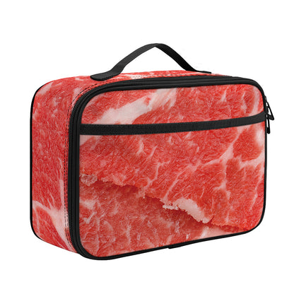 Meat Print Portable Lunch Bag