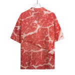 Meat Print Rayon Hawaiian Shirt