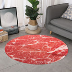 Meat Print Round Rug