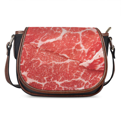 Meat Print Saddle Bag