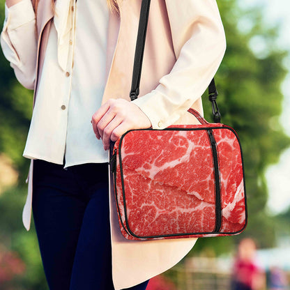 Meat Print Shoulder Strap Bible Bag