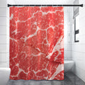 Meat Print Shower Curtain
