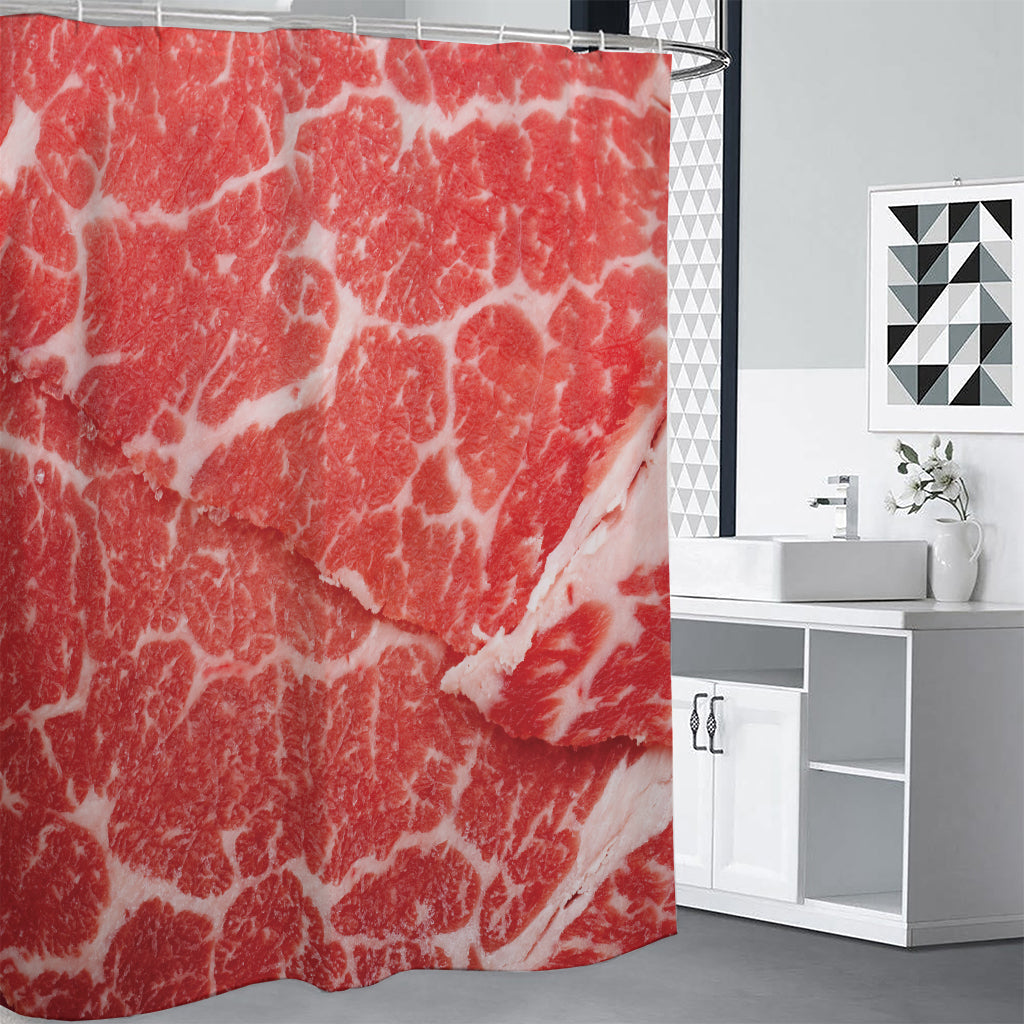 Meat Print Shower Curtain