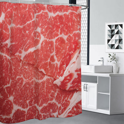 Meat Print Shower Curtain
