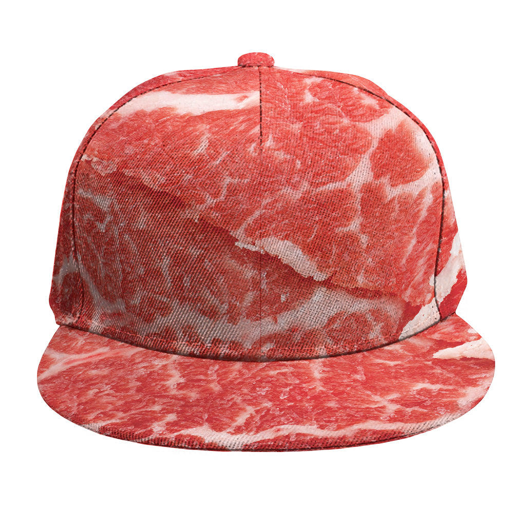 Meat Print Snapback Cap