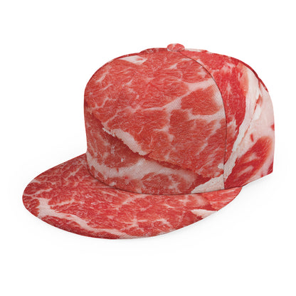 Meat Print Snapback Cap