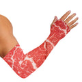 Meat Print Sun Protection Arm Sleeves