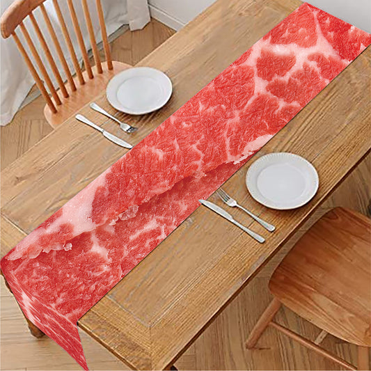 Meat Print Table Runner