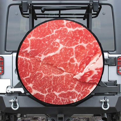 Meat Print Tire Cover