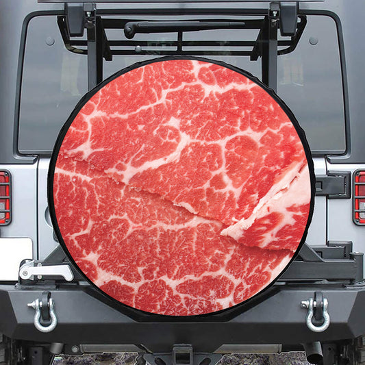 Meat Print Tire Cover