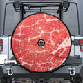 Meat Print Tire Cover With Camera Hole