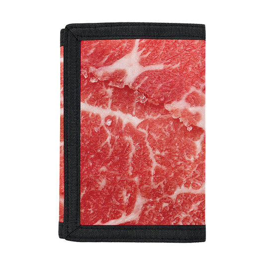 Meat Print Trifold Wallet