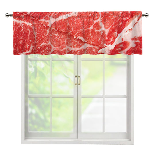 Meat Print Window Valance