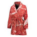 Meat Print Women's Bathrobe