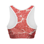 Meat Print Women's Sports Bra
