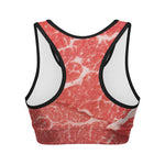Meat Print Women's Sports Bra