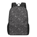 Mechanic Nuts and Bolts Pattern Print 17 Inch Backpack