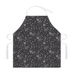 Mechanic Nuts and Bolts Pattern Print Adjustable Apron