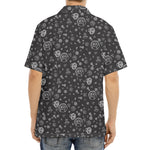 Mechanic Nuts and Bolts Pattern Print Aloha Shirt