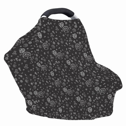 Mechanic Nuts and Bolts Pattern Print Baby Seat Cover