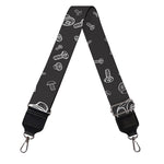 Mechanic Nuts and Bolts Pattern Print Bag Strap