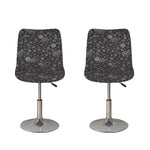 Mechanic Nuts and Bolts Pattern Print Bar Stool Covers