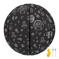 Mechanic Nuts and Bolts Pattern Print Basketball
