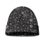 Mechanic Nuts and Bolts Pattern Print Beanie