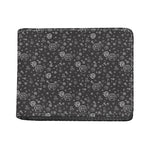 Mechanic Nuts and Bolts Pattern Print Bifold Wallet