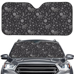 Mechanic Nuts and Bolts Pattern Print Car Windshield Sun Shade