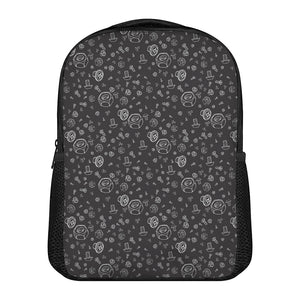 Mechanic Nuts and Bolts Pattern Print Casual Backpack