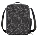 Mechanic Nuts and Bolts Pattern Print Crossbody Lunch Bag