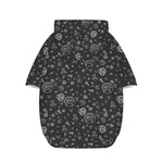 Mechanic Nuts and Bolts Pattern Print Dog Zip Up Hoodie