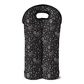 Mechanic Nuts and Bolts Pattern Print Double Neoprene Wine Tote