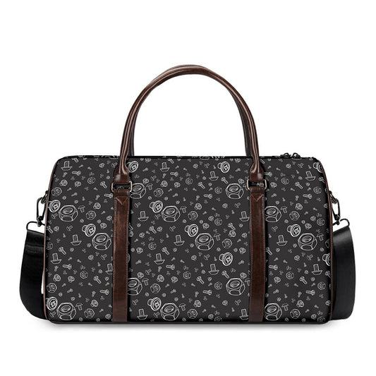 Mechanic Nuts and Bolts Pattern Print Duffle Bag