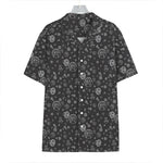 Mechanic Nuts and Bolts Pattern Print Hawaiian Shirt