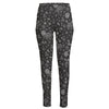 Mechanic Nuts and Bolts Pattern Print High-Waisted Pocket Leggings